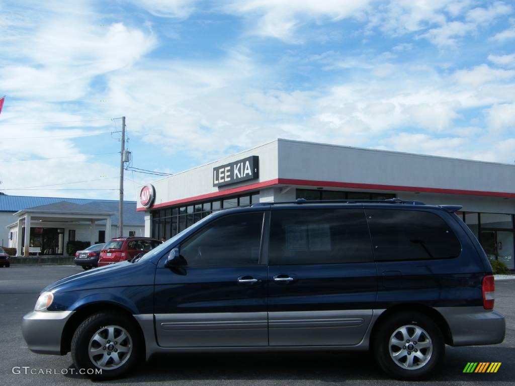 2004 Sedona EX - Imperial Blue / Gray photo #2