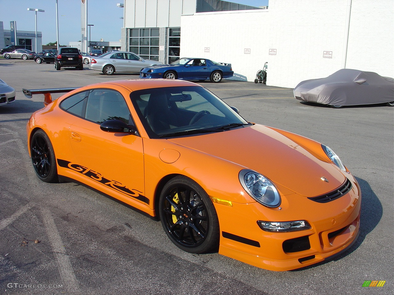 2007 911 GT3 RS - Orange/Black / Black photo #1