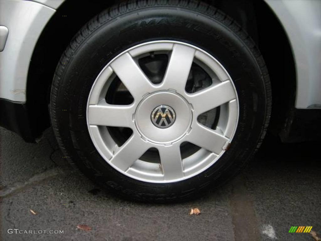 2001 Passat GLS Sedan - Satin Silver Metallic / Gray photo #14
