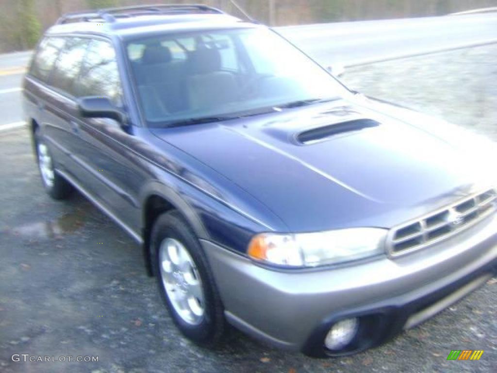 1999 Legacy Outback Wagon - Deep Sapphire Blue / Gray photo #2