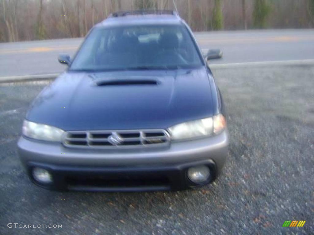 1999 Legacy Outback Wagon - Deep Sapphire Blue / Gray photo #3