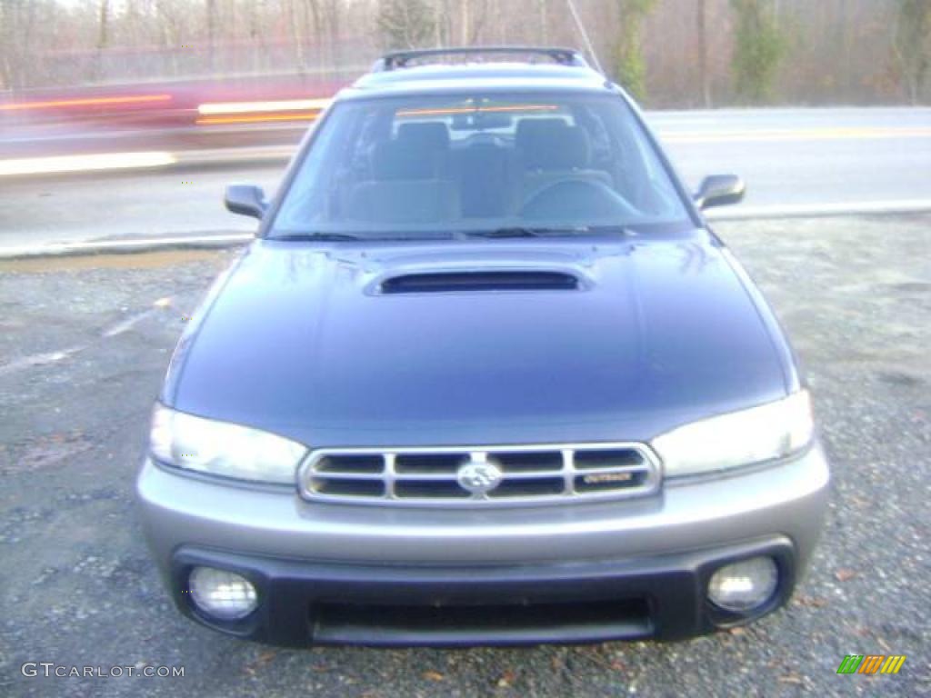 1999 Legacy Outback Wagon - Deep Sapphire Blue / Gray photo #4