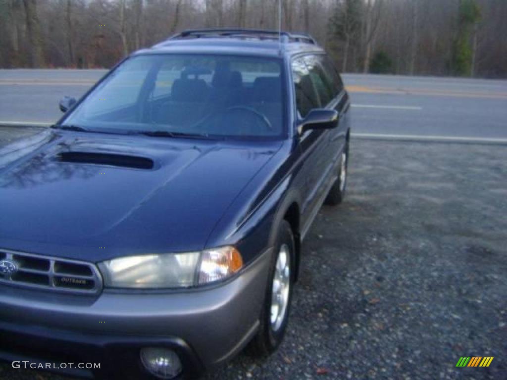 1999 Legacy Outback Wagon - Deep Sapphire Blue / Gray photo #6