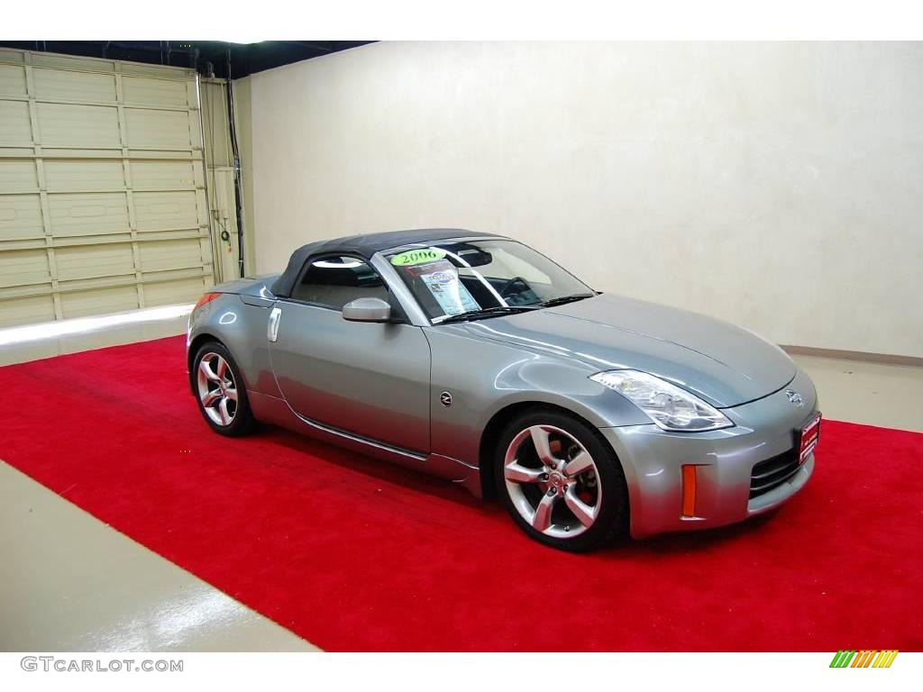 2006 350Z Touring Roadster - Silverstone Metallic / Charcoal Leather photo #1