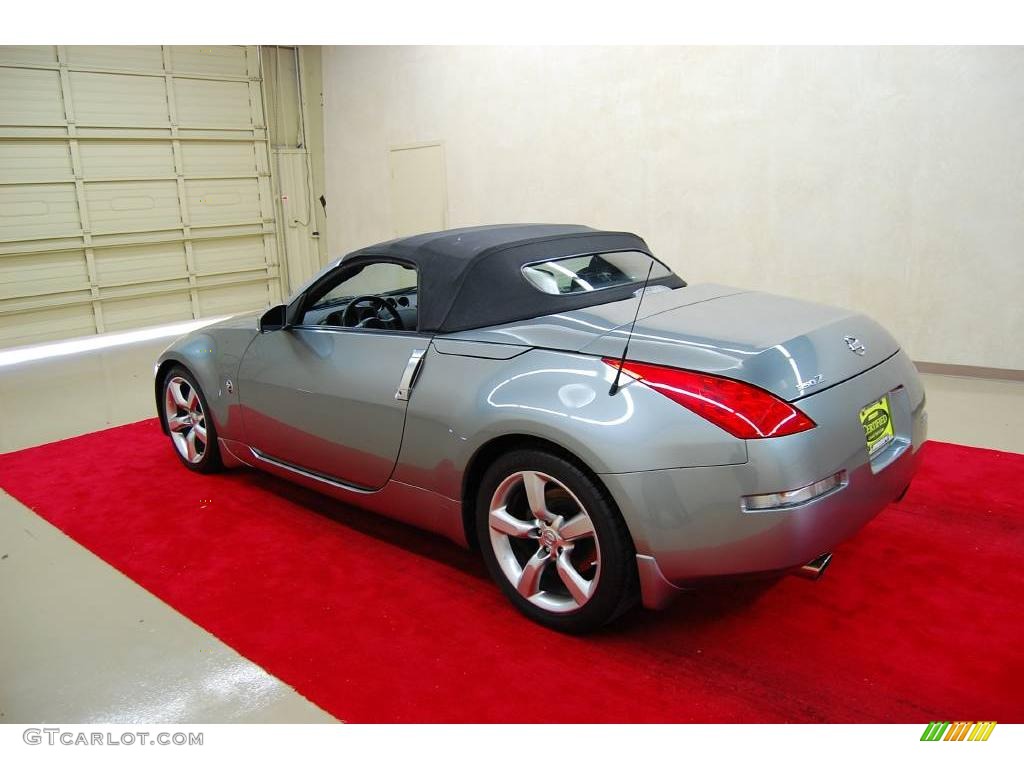 2006 350Z Touring Roadster - Silverstone Metallic / Charcoal Leather photo #4