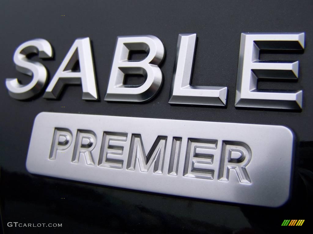 2009 Sable Premier Sedan - Tuxedo Black Metallic / Charcoal Black photo #7