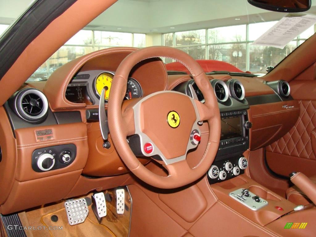 2008 Ferrari 612 Scaglietti Standard 612 Scaglietti Model Natural Dashboard Photo #22222080