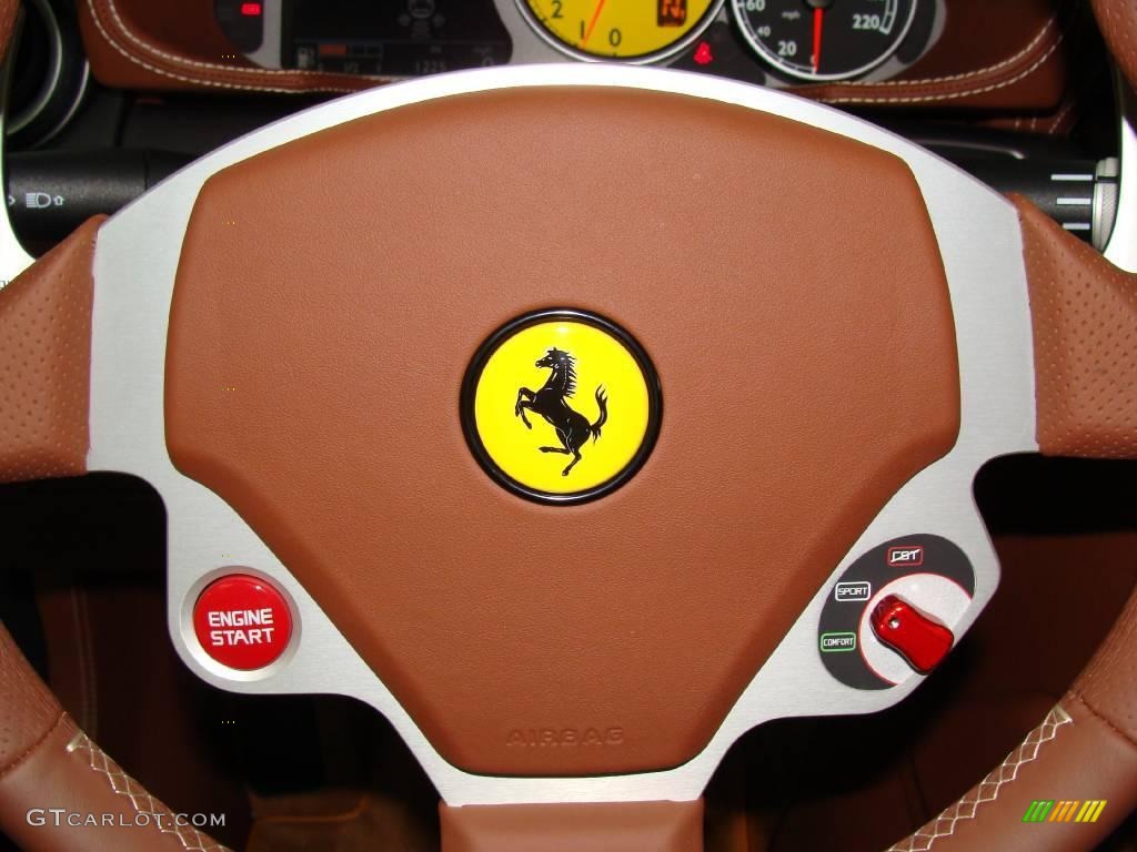 2008 Ferrari 612 Scaglietti Standard 612 Scaglietti Model Natural Steering Wheel Photo #22222092