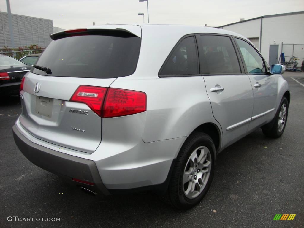 2007 MDX  - Billet Silver Metallic / Ebony photo #7