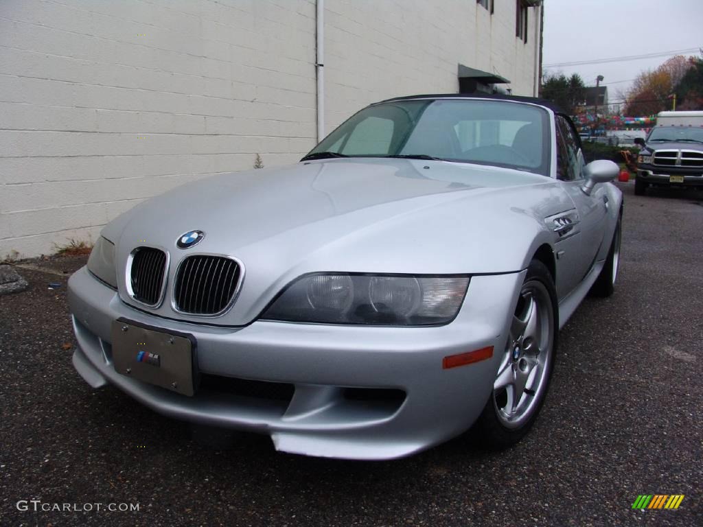 2001 M Roadster - Titanium Silver Metallic / Black photo #1