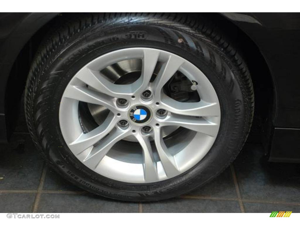 2008 3 Series 328xi Sedan - Jet Black / Terra Dakota Leather photo #7