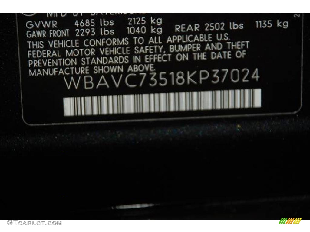 2008 3 Series 328xi Sedan - Jet Black / Terra Dakota Leather photo #8