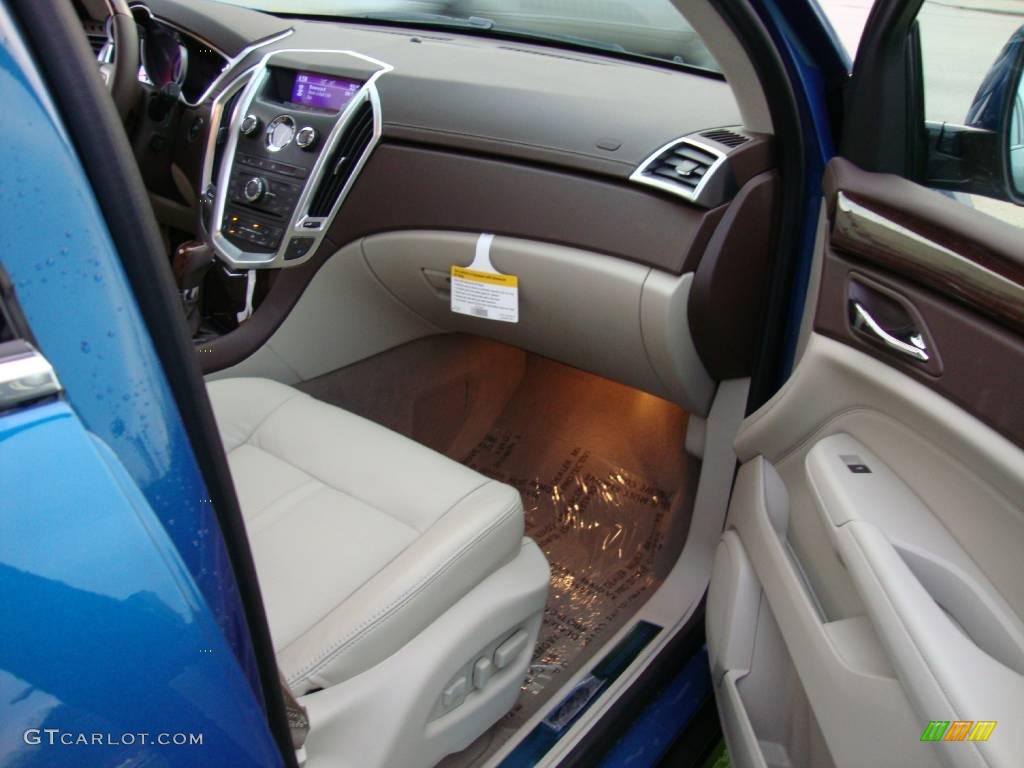 2010 SRX 4 V6 AWD - Caribbean Blue / Shale/Brownstone photo #18