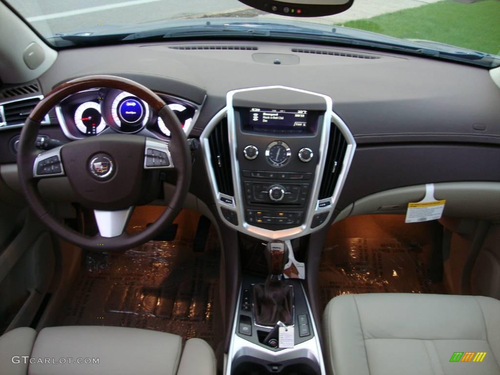 2010 SRX 4 V6 AWD - Caribbean Blue / Shale/Brownstone photo #26