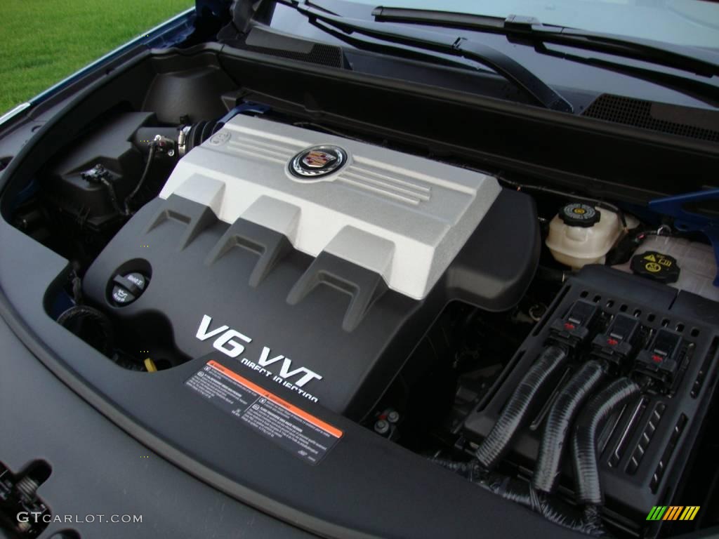 2010 SRX 4 V6 AWD - Caribbean Blue / Shale/Brownstone photo #30