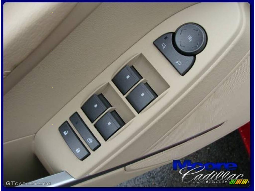 2009 CTS Sedan - Crystal Red / Cashmere/Cocoa photo #8