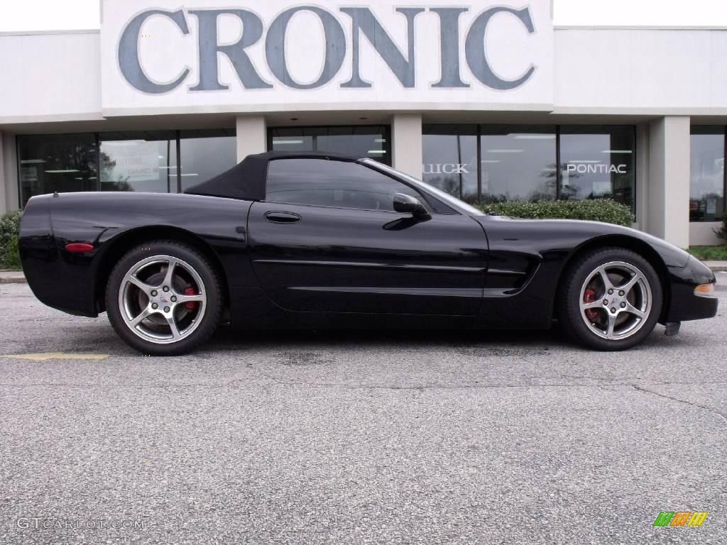 2001 Black Chevrolet Corvette Convertible 22205829