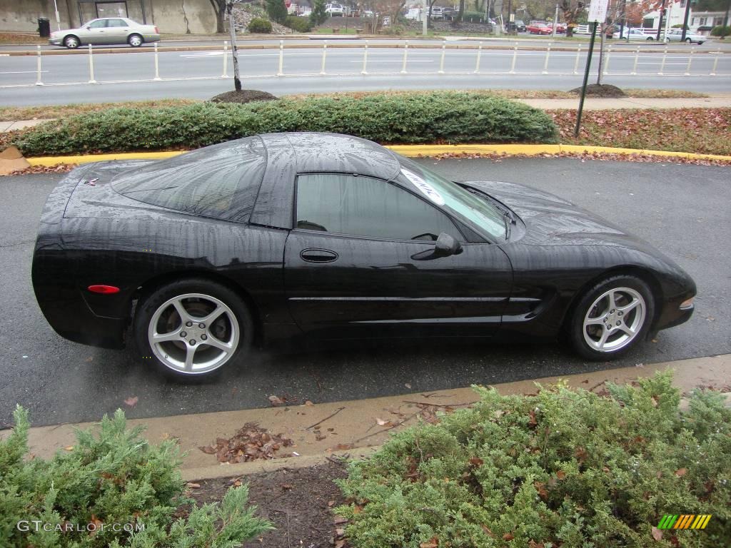 2000 Corvette Coupe - Black / Light Oak photo #6