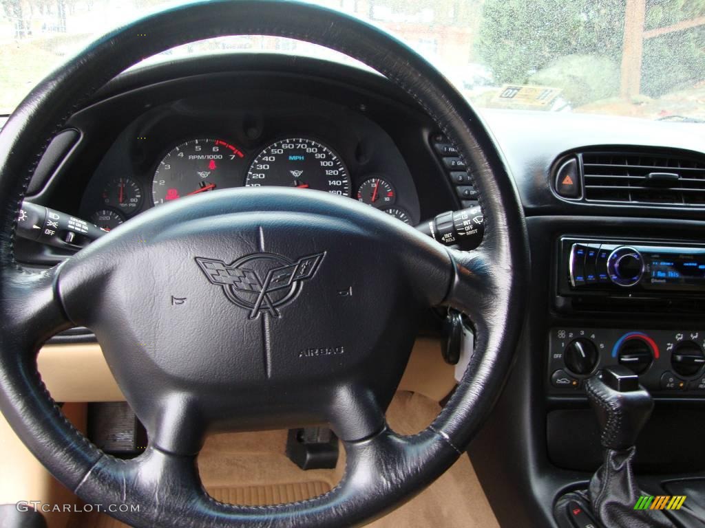 2000 Corvette Coupe - Black / Light Oak photo #9