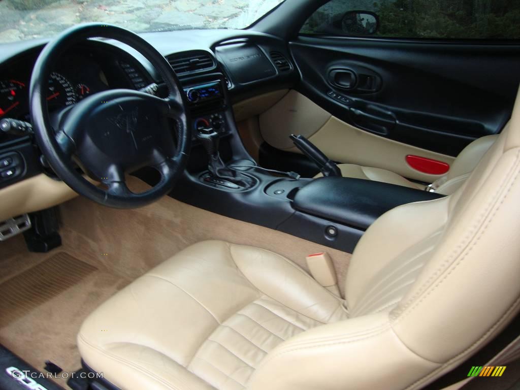 2000 Corvette Coupe - Black / Light Oak photo #10