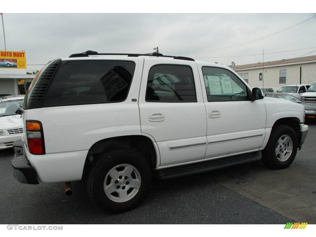 2005 Tahoe LT - Summit White / Gray/Dark Charcoal photo #6