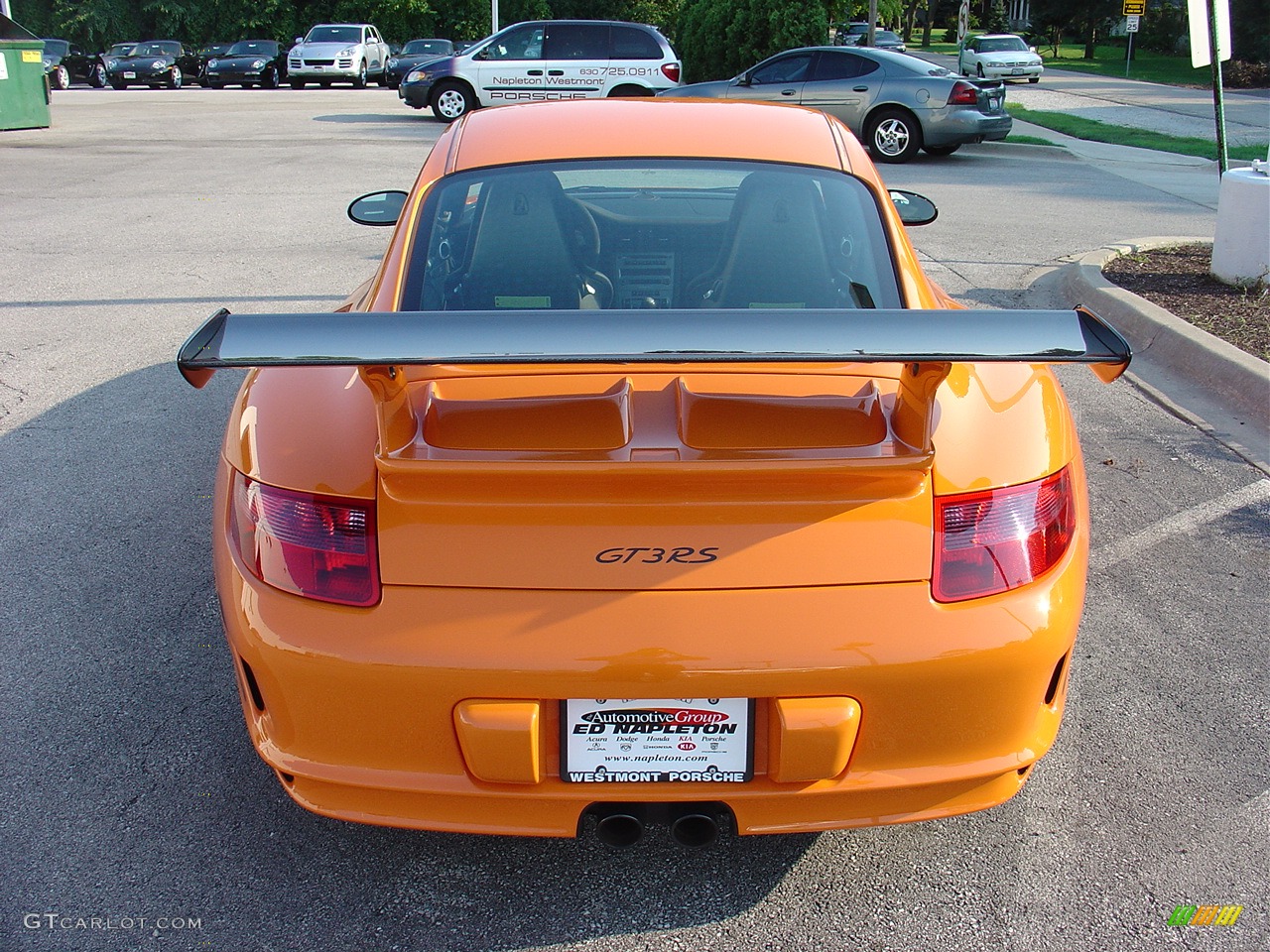 2007 911 GT3 RS - Orange/Black / Black photo #4