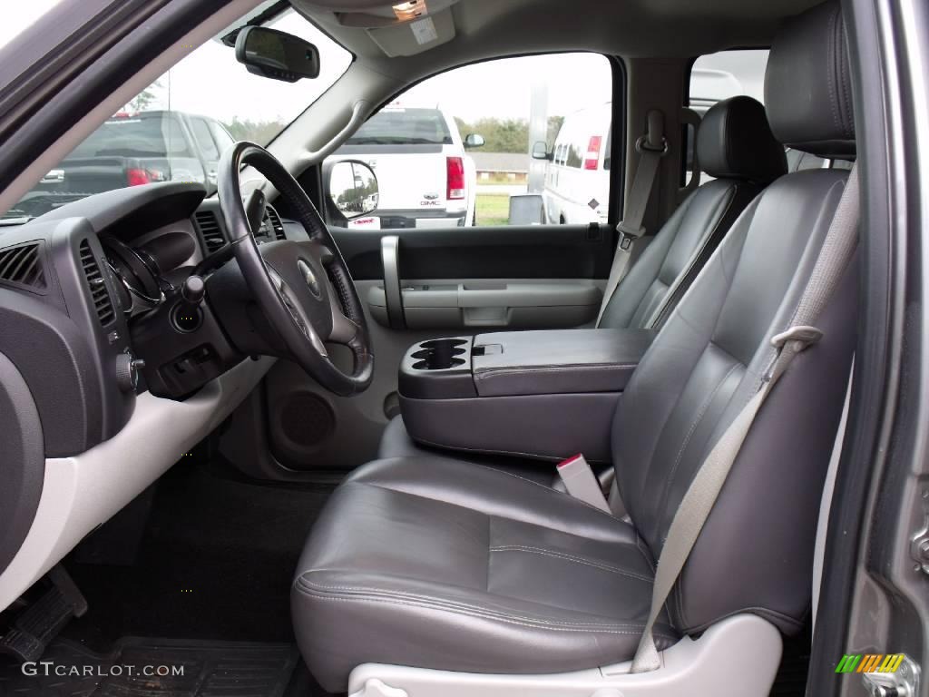 2007 Silverado 1500 LT Crew Cab 4x4 - Graystone Metallic / Light Titanium/Ebony Black photo #11