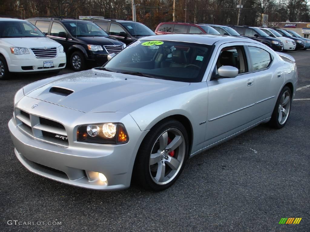 2007 Charger SRT-8 - Bright Silver Metallic / Dark Slate Gray/Light Slate Gray photo #1