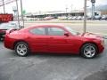 2010 Inferno Red Crystal Pearl Dodge Charger SXT  photo #2