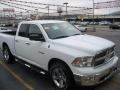2010 Stone White Dodge Ram 1500 Big Horn Quad Cab 4x4  photo #2