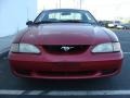 1998 Laser Red Ford Mustang V6 Coupe  photo #2