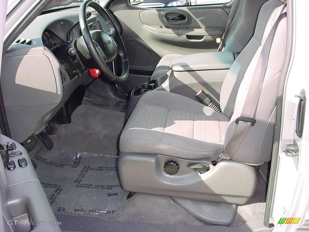 2002 F150 XLT SuperCab - Silver Metallic / Medium Graphite photo #11