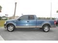 2004 Medium Wedgewood Blue Metallic Ford F150 Lariat SuperCab  photo #4