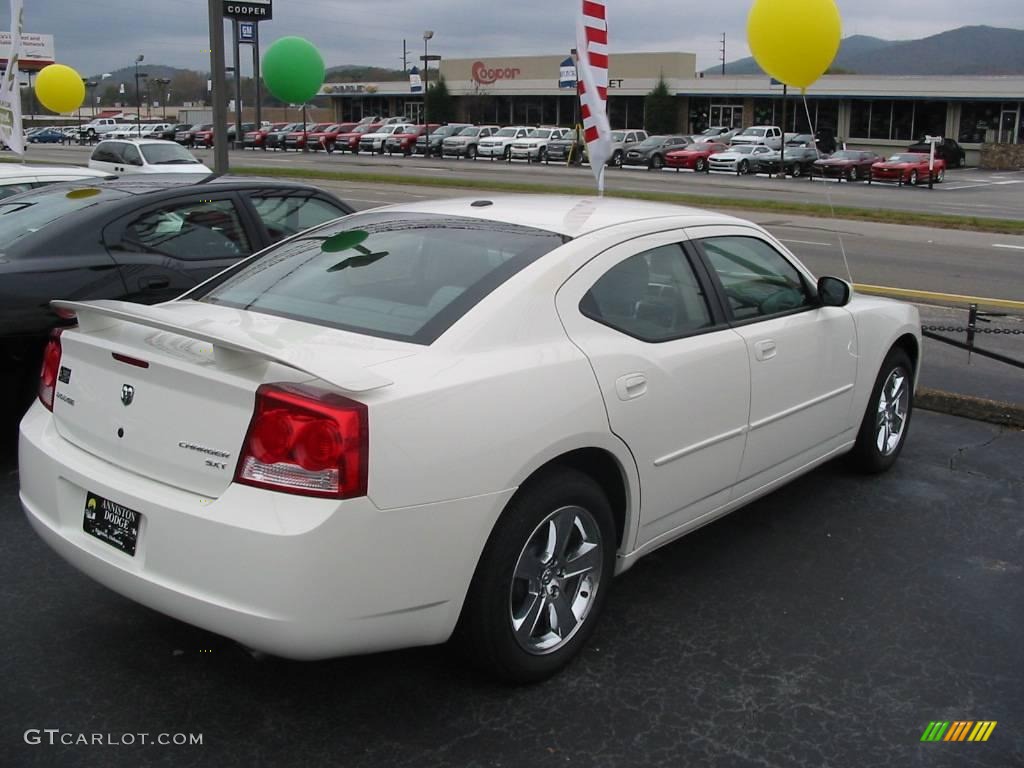 2010 Charger SXT - Stone White / Dark Slate Gray photo #3