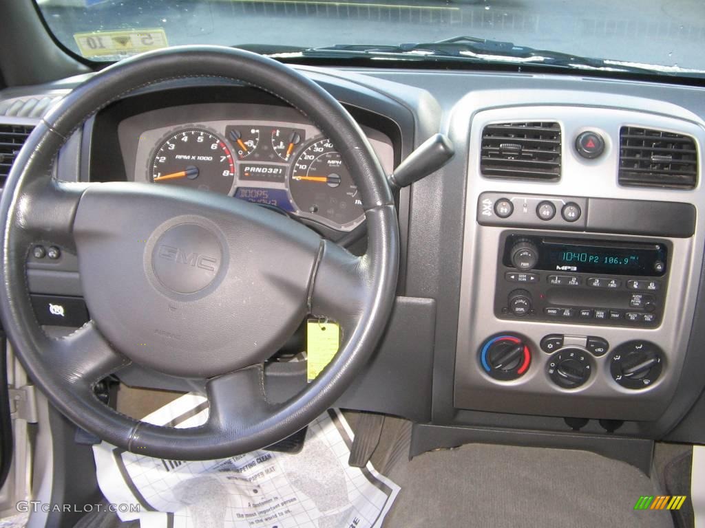 2005 Canyon SLE Crew Cab 4x4 - Silver Birch Metallic / Dark Pewter photo #10