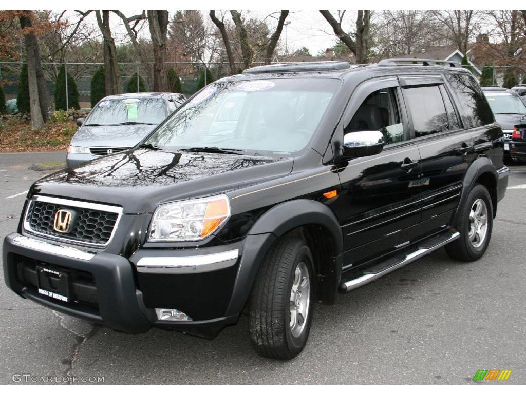 2007 Pilot EX-L 4WD - Formal Black / Gray photo #1