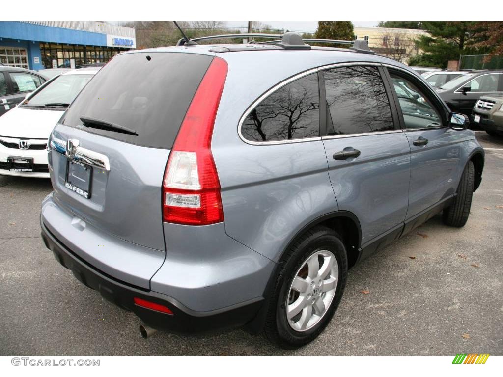 2008 CR-V EX 4WD - Glacier Blue Metallic / Gray photo #5