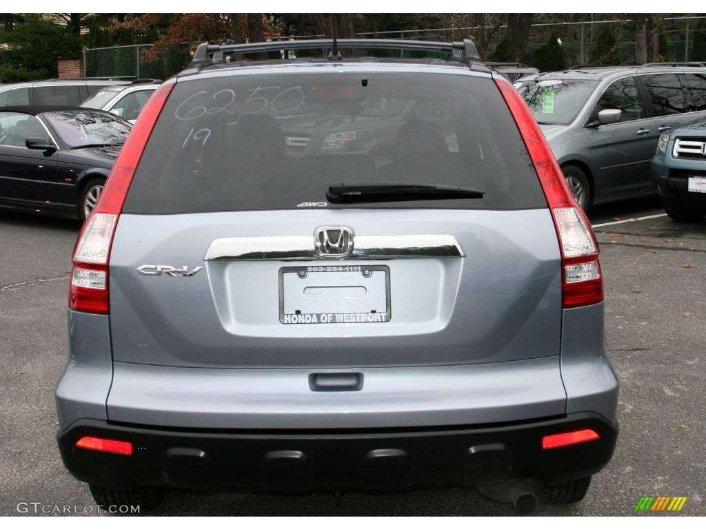 2008 CR-V EX 4WD - Glacier Blue Metallic / Gray photo #6