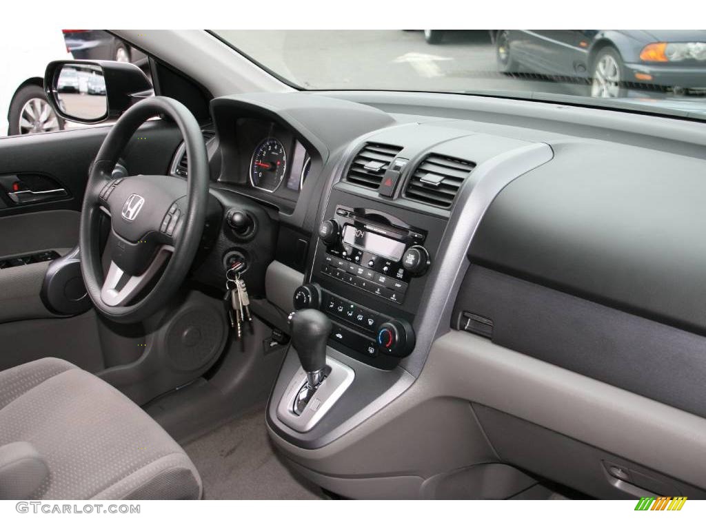 2008 CR-V EX 4WD - Glacier Blue Metallic / Gray photo #12
