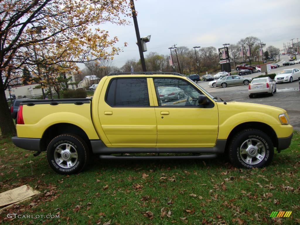2003 Zinc Yellow Ford Explorer Sport Trac XLT 4x4 22193006 Photo 5