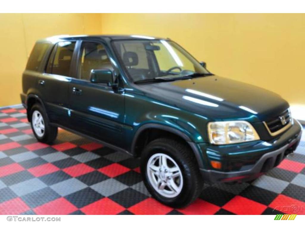 2000 CR-V SE 4WD - Clover Green Pearl / Dark Gray photo #1
