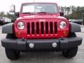 2010 Flame Red Jeep Wrangler Sport 4x4  photo #3