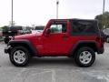 2010 Flame Red Jeep Wrangler Sport 4x4  photo #5