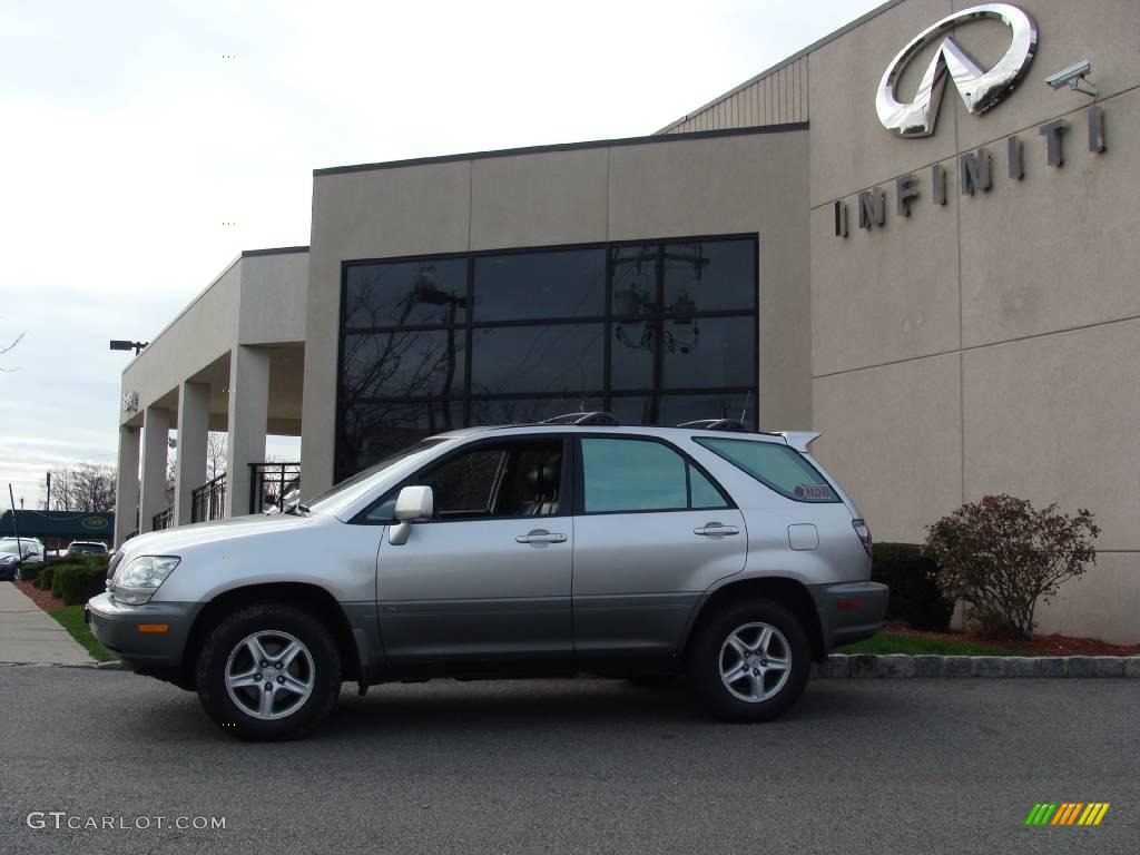 2001 RX 300 AWD - Millennium Silver Metallic / Black photo #3