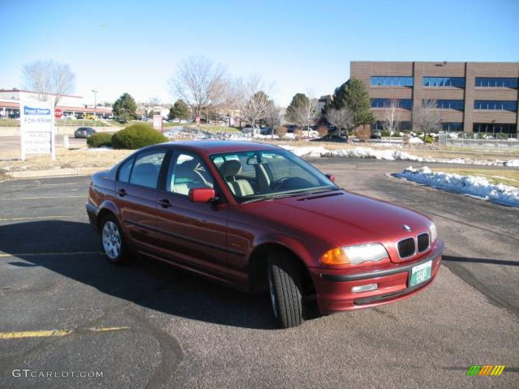 2006 3 Series 330xi Sedan - Imola Red / Beige photo #2