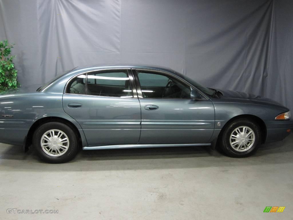 2002 LeSabre Custom - Titanium Blue Metallic / Medium Gray photo #4