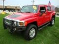 2007 Victory Red Hummer H3   photo #1