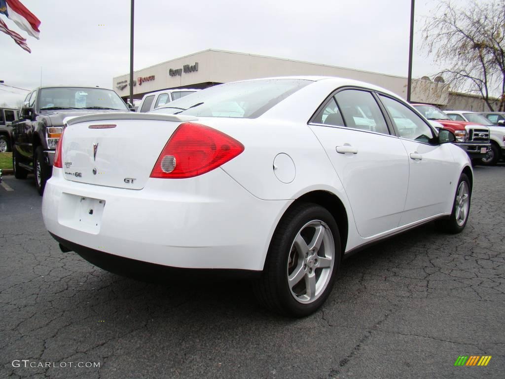 2009 G6 GT Sedan - Summit White / Ebony photo #3
