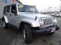 2007 Bright Silver Metallic Jeep Wrangler Unlimited Sahara 4x4  photo #7