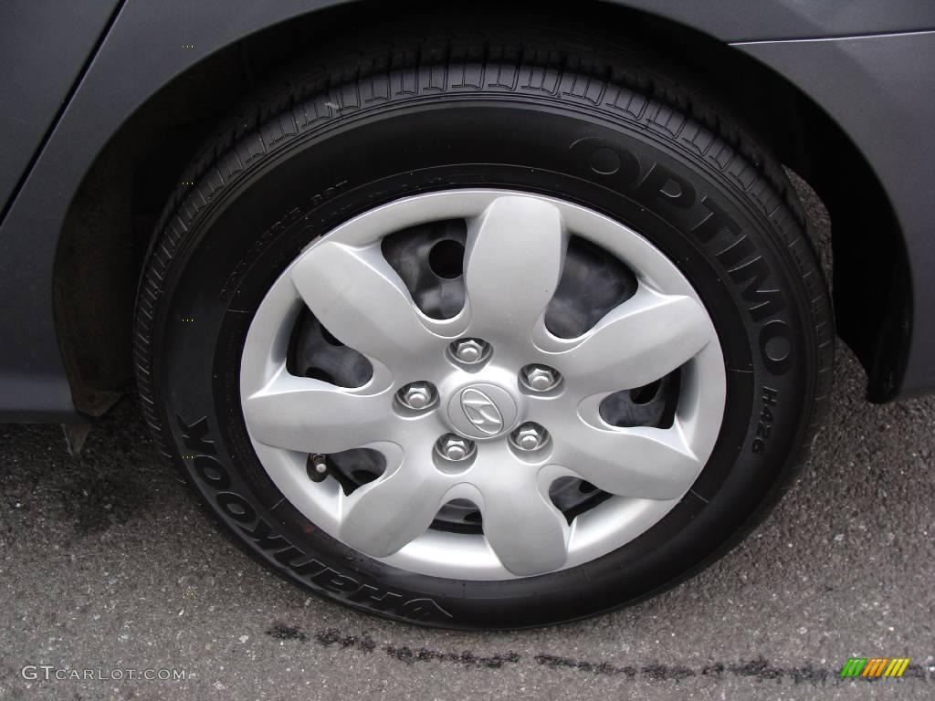 2009 Elantra GLS Sedan - Carbon Gray / Gray photo #9